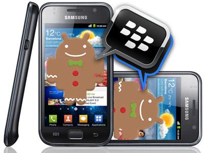 Wow, Android Gingerbread Kini Sudah Bisa BBM